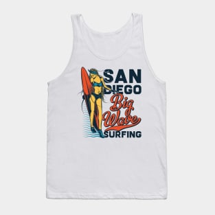 San diego big wave surfing Tank Top